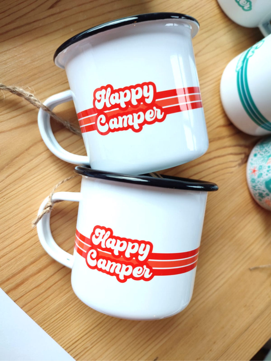 Fleur & Mimi in Co. Tipperary are passionate about sharing their love for sustainable living, and their retro enamel mugs are a small way to bring a piece of eco-friendly spirit into your life! Ideal for camping, hiking, swimming or a picnic on the lawn. Best Enamel Mugs Ireland.