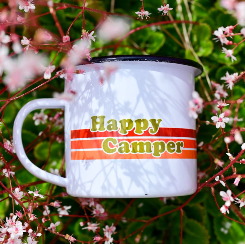 Fleur & Mimi in Co. Tipperary are passionate about sharing their love for sustainable living, and their retro enamel mugs are a small way to bring a piece of eco-friendly spirit into your life! Ideal for camping, hiking, swimming or a picnic on the lawn. Best Enamel Mugs Ireland.