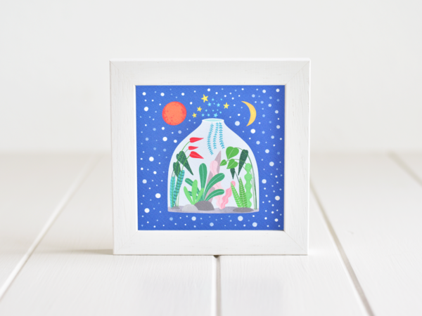 Fleur & Mimi - Irish made Giclée Art Prints - Terrarium