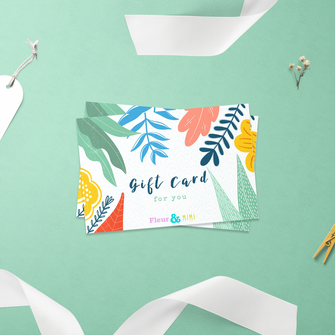 Give a Gift Card from Fleur & Mimi so they can pick their favourite Art Prints made in Co. Tipperary in Ireland