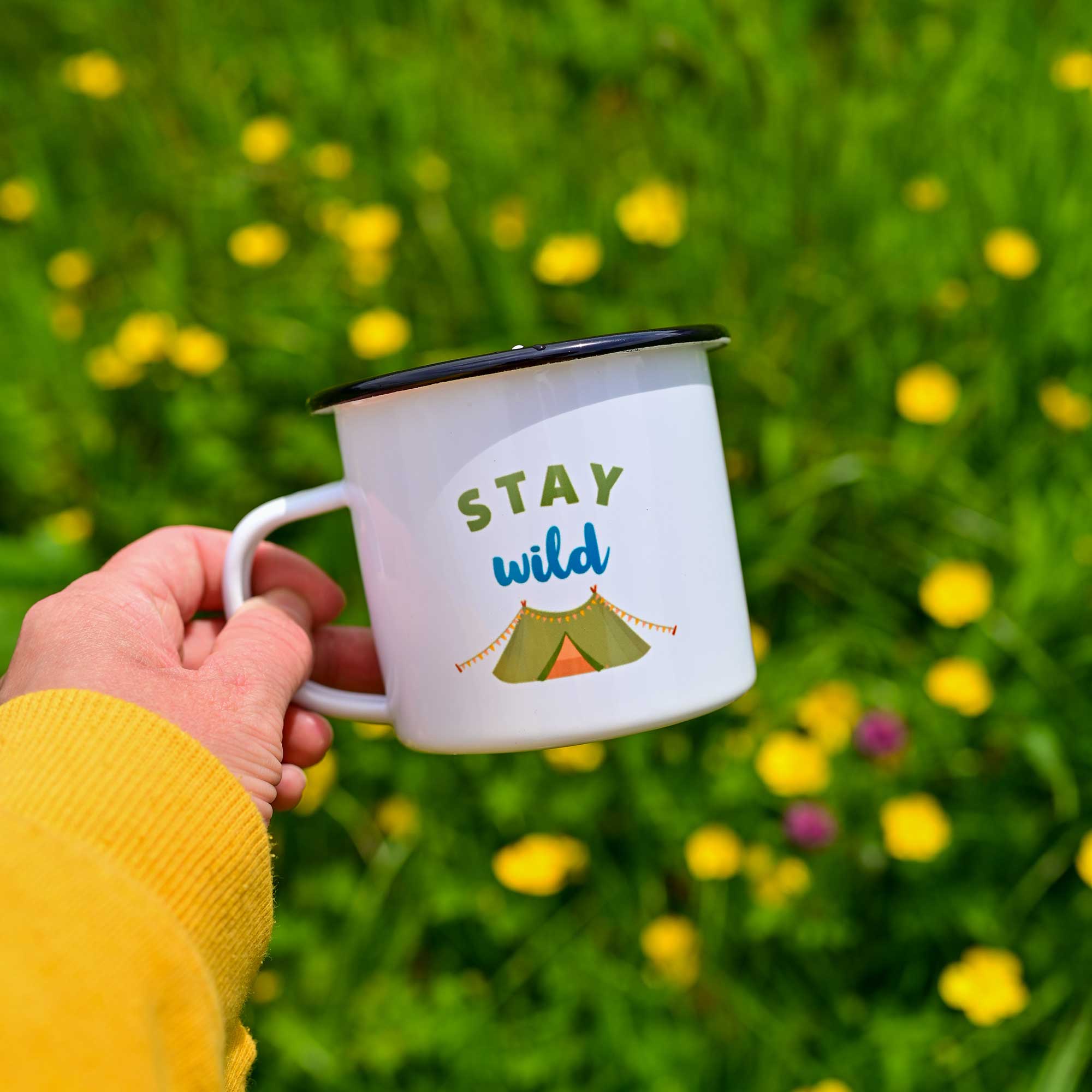 Fleur & Mimi in Co. Tipperary are passionate about sharing their love for sustainable living, and their retro enamel mugs are a small way to bring a piece of eco-friendly spirit into your life! Ideal for camping, hiking, swimming or a picnic on the lawn. Best Enamel Mugs Ireland.