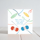 "A Good Old Yarn" - a beautiful card made by Fleur & Mimi in Co. Tipperary, Ireland