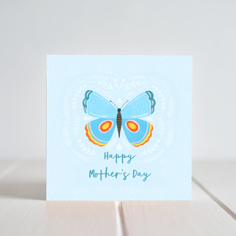 Irish made Greeting Card. Wish your Mum the happiest Mother’s Day with this Spring inspired card!